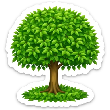 summer tree sticker