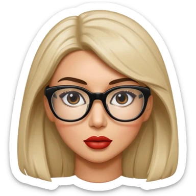 kim kardishian with glassestaylor swift with glases sticker