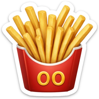 patatine fritte sticker