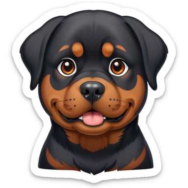 Rottweiler dog sticker