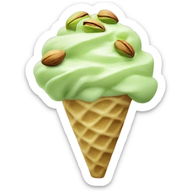 Pistachio gelato sticker