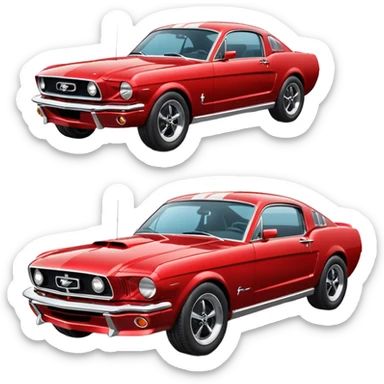 ford mustang car sticker