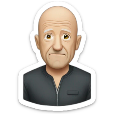 Mike Ehrmantraut up close sticker