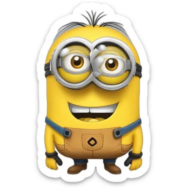 Minion Walter whitw sticker