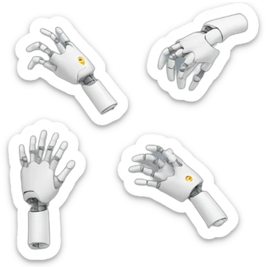 Three bionic arms sticker
