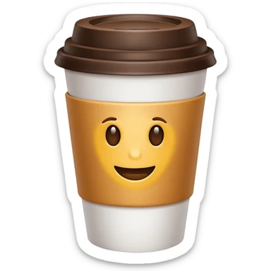 coffe takeaway sticker