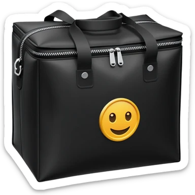 black Thermal Delivery Bags sticker