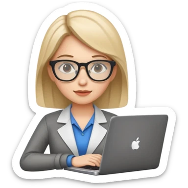 it-specialist-with-laptop-and-code-female sticker