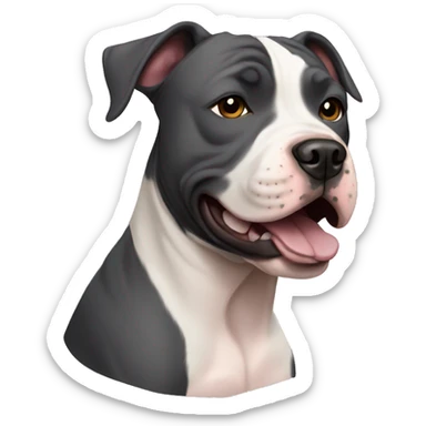 Staffordshire pit bull sticker
