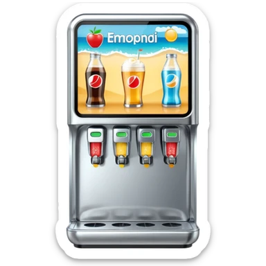 Digital soda dispenser   sticker