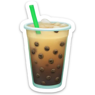 Boba drink sticker