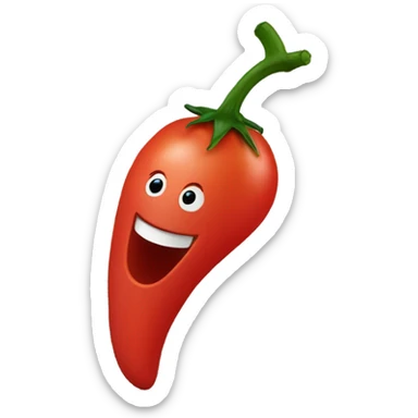 cuchara con salsa de tomate sticker