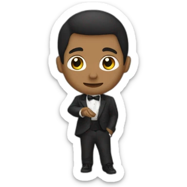 Mikey qui fait un doigt d'honneur sticker