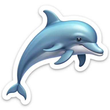 Un delfín  sticker