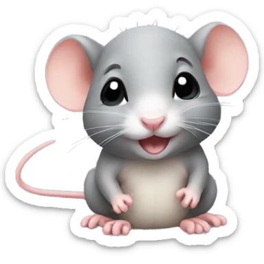 Baby rat  sticker