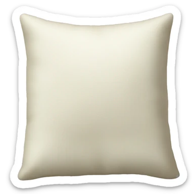 ivory pillow sticker