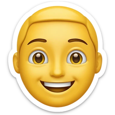 human emoji for my client sticker