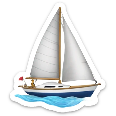 an ILCA sailboat sticker