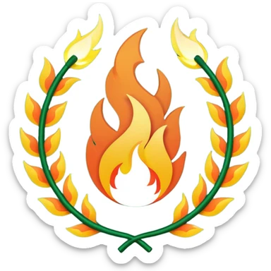 
Laurel Wreaths
Torch Relays
Stadium Flags sticker