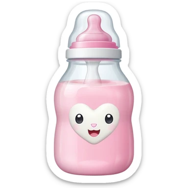Cute and kawaii Baby bottle sticker