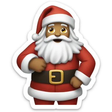 Santa sticker