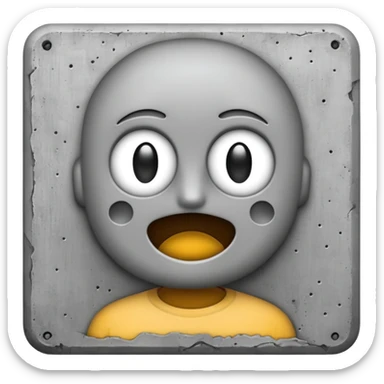 concrete wall sticker