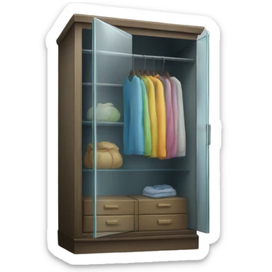 glass closet sticker