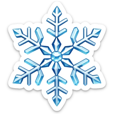 flocon de neige sticker