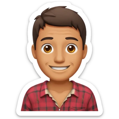 villager Torn shirt sticker