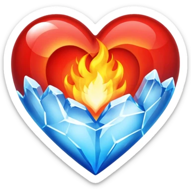 ❤️‍🔥💙 sticker