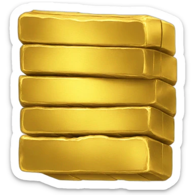 gold bars sticker