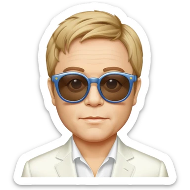 Elton John sticker