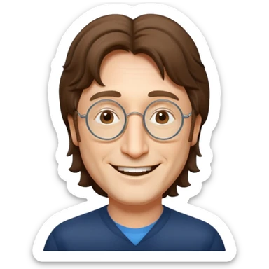 John Lennon gay sticker