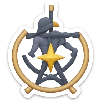 Sagittarius symbol sticker