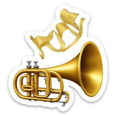 royal trumpet sticker