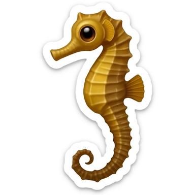Seahorse emoji sticker