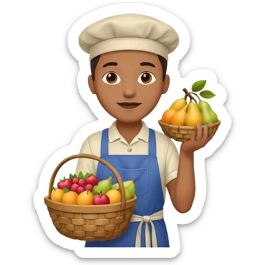 hombre vestido de vendedor  sticker