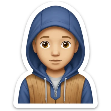 a woody in a hoodie sticker