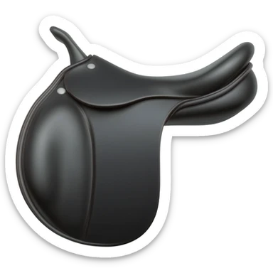 Can you make a black and white saddle emoji sticker