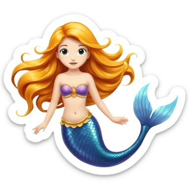 Mermaid sticker