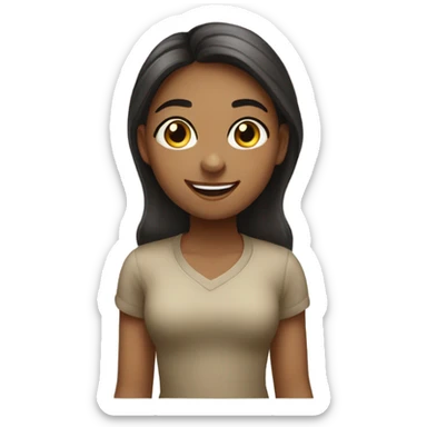  Girl Nailed it on the head sticker