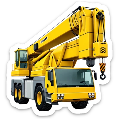 Crane - Liebherr LTM 1200-5.1 (Model Year: 2022) (Iconic colour: Yellow) sticker
