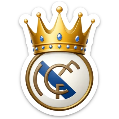 Hazme un emoji del real Madrid sticker