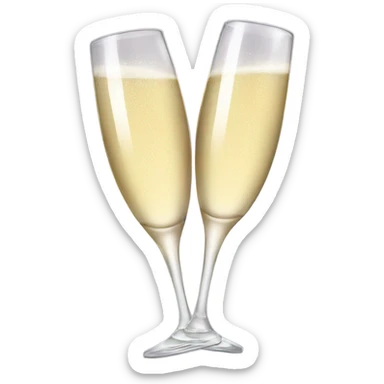 Champagne toast  sticker