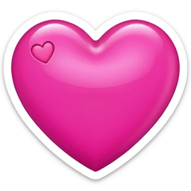 Hot pink heart that says good girl gone bad  sticker