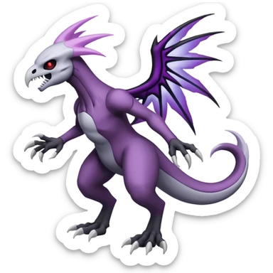 Duskull-Darkrai-Palkia-Fakémon-fusion (full body) sticker