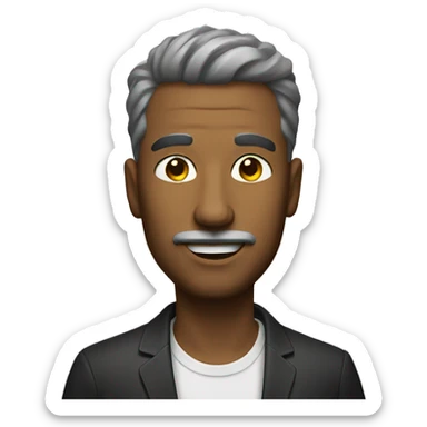 A zesty man  sticker