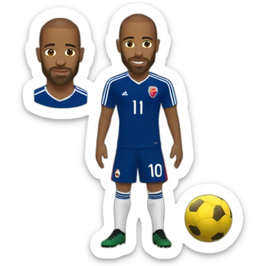 Thierry henry sticker