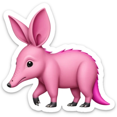 In Aardvark with a long long long long long long long long long long long tail sticker