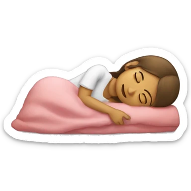 Gonger girl sleeping sticker